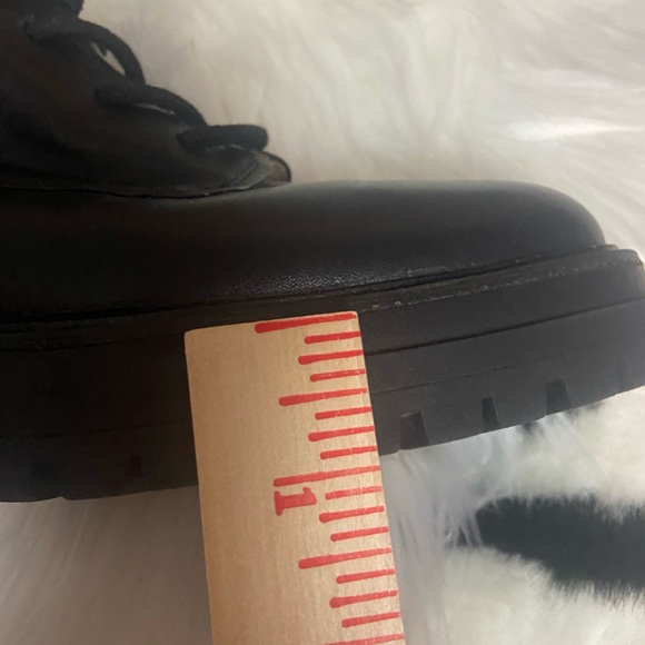 Louise et Cie Black and Gold Combat Boots - Picture 5 of 6